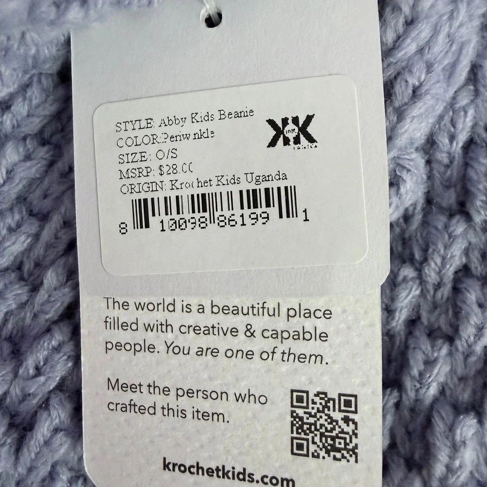 Krochet Kids intl. handcrafted chunky